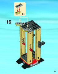 LEGO 3677 instructions page 21 – build guide