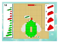 LEGO 3724 instructions page 18 – build guide