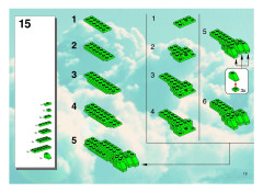 LEGO 3724 instructions page 19 – build guide