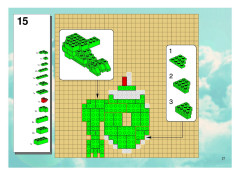LEGO 3724 instructions page 21 – build guide