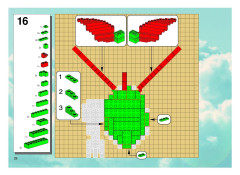 LEGO 3724 instructions page 28 – build guide