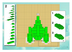LEGO 3724 instructions page 3 – build guide