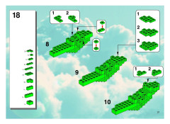 LEGO 3724 instructions page 31 – build guide