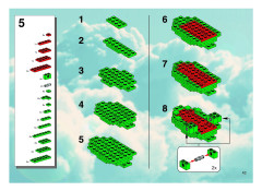 LEGO 3724 instructions page 43 – build guide