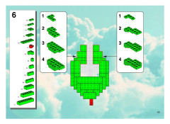 LEGO 3724 instructions page 45 – build guide
