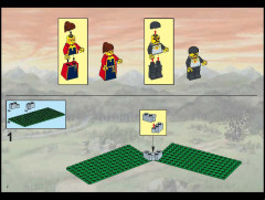 LEGO 3739 instructions page 2 – build guide