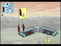 LEGO 3739 instructions page 4 – build guide