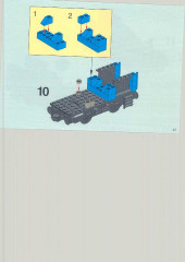 LEGO 3740 instructions page 21 – build guide