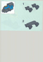 LEGO 3740 instructions page 3 – build guide