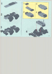 LEGO 3741 instructions page 27 – build guide