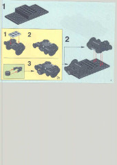 LEGO 3742 instructions page 3 – build guide