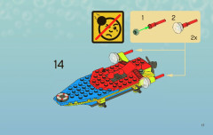LEGO 3815 instructions page 17 – build guide