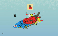 LEGO 3815 instructions page 18 – build guide