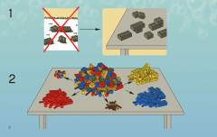 LEGO 3815 instructions page 2 – build guide