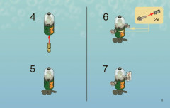 LEGO 3815 instructions page 5 – build guide