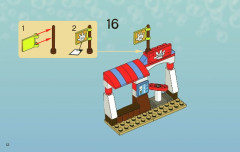 LEGO 3816 instructions page 12 – build guide
