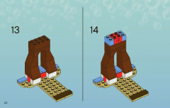 LEGO 3816 instructions page 20 – build guide