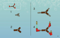 LEGO 3816 instructions page 23 – build guide