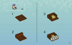 LEGO 3816 instructions page 25 – build guide