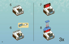 LEGO 3816 instructions page 26 – build guide