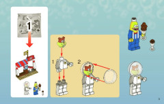LEGO 3816 instructions page 3 – build guide