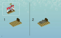 LEGO 3816 instructions page 4 – build guide