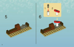 LEGO 3816 instructions page 6 – build guide