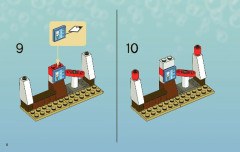 LEGO 3816 instructions page 8 – build guide