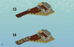 LEGO 3817 instructions page 12 – build guide
