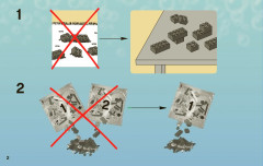 LEGO 3817 instructions page 2 – build guide