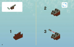 LEGO 3817 instructions page 4 – build guide