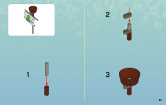 LEGO 3817 instructions page 61 – build guide