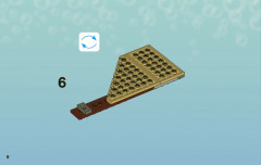 LEGO 3817 instructions page 8 – build guide