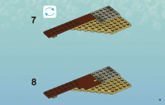 LEGO 3817 instructions page 9 – build guide
