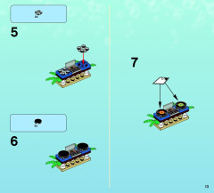 LEGO 3818 instructions page 13 – build guide