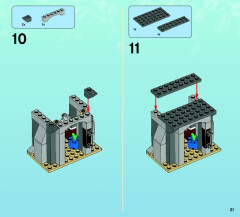 LEGO 3818 instructions page 21 – build guide