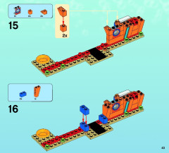 LEGO 3818 instructions page 43 – build guide