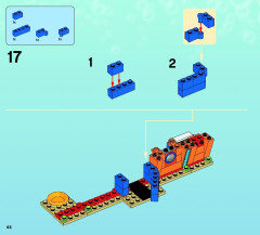 LEGO 3818 instructions page 44 – build guide