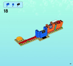 LEGO 3818 instructions page 45 – build guide