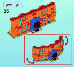 LEGO 3818 instructions page 61 – build guide