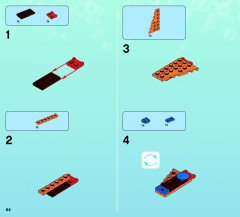 LEGO 3818 instructions page 64 – build guide