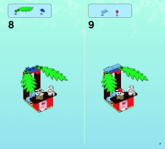 LEGO 3818 instructions page 7 – build guide