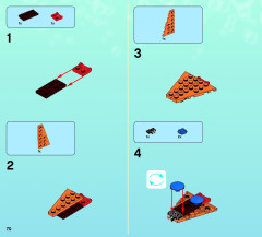 LEGO 3818 instructions page 70 – build guide