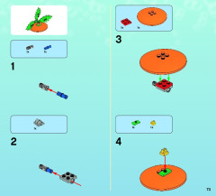 LEGO 3818 instructions page 73 – build guide