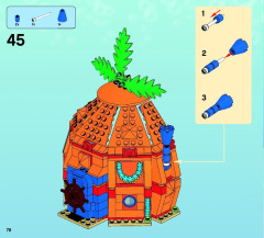 LEGO 3818 instructions page 76 – build guide