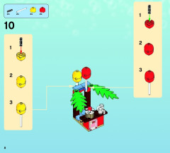LEGO 3818 instructions page 8 – build guide