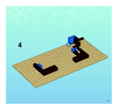 LEGO 3825 instructions page 11 – build guide