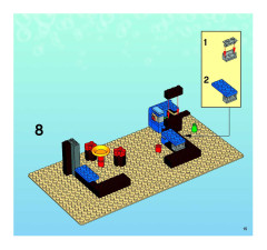 LEGO 3825 instructions page 15 – build guide