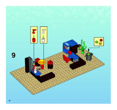 LEGO 3825 instructions page 16 – build guide