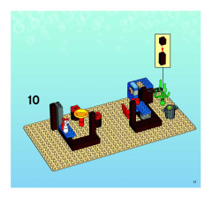 LEGO 3825 instructions page 17 – build guide